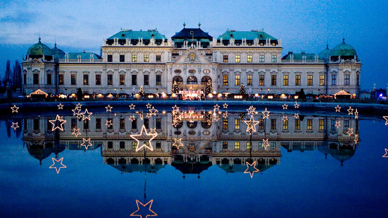 Weihnachtsdorf Schloß Belvedere | Weihnachten und Advent in Wien